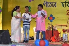 Abhinash Phukan won 1st prize in Art Competition of Group-C, 2018