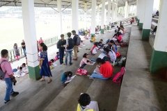Students depicting their thoughts through Art Competition, 2018