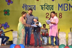 Harshit Nath won 2nd prize in Singing Competition of Junior Group, 2018