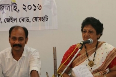 Dolly Ghosh performing Assamese Modern Song, 2016