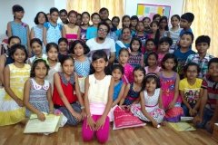 Rupam Bhuyan with our students, 2016