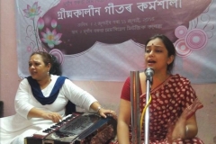 Mitali Dey performing Classical Vocal, 2015