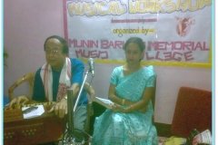 Pranabi Ram Baruah and Parbati Prashad performing in Summer Workshop, 2011