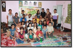 Rupam Bhuyan with our students, 2012