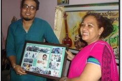 Felicitation of Rupam Bhuyan after his performance on Assamese Modern Song, 2013