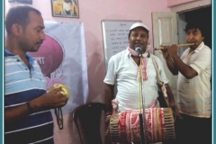 Somnath Oja performing Bihu, 2015